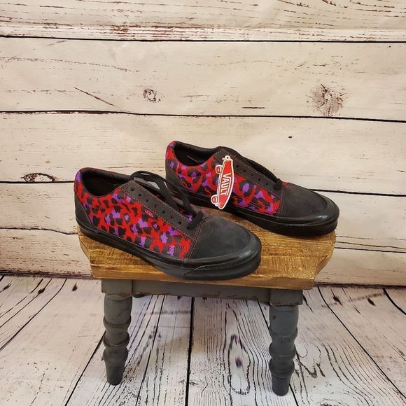 VANS Stray Rats x Vault UA Old Skool NS OG LX Raven Racing Red Unisex BRAND NEW - Picture 4 of 7